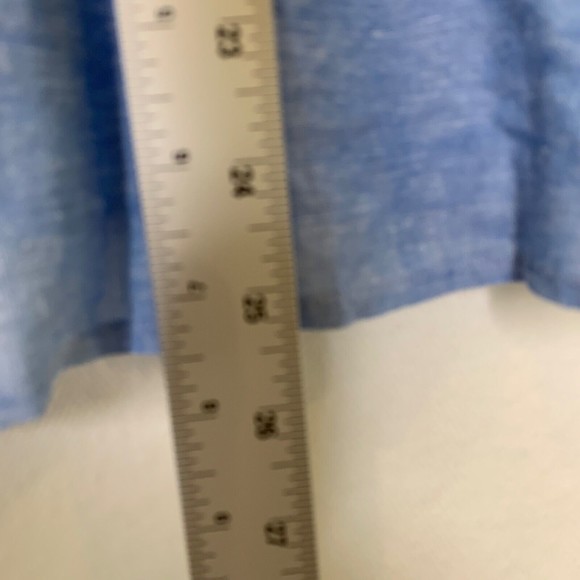 J Crew Embroidered Chambray Shirt Women's Blue Linen Blend Boho Sz 4 NWT - Picture 8 of 10